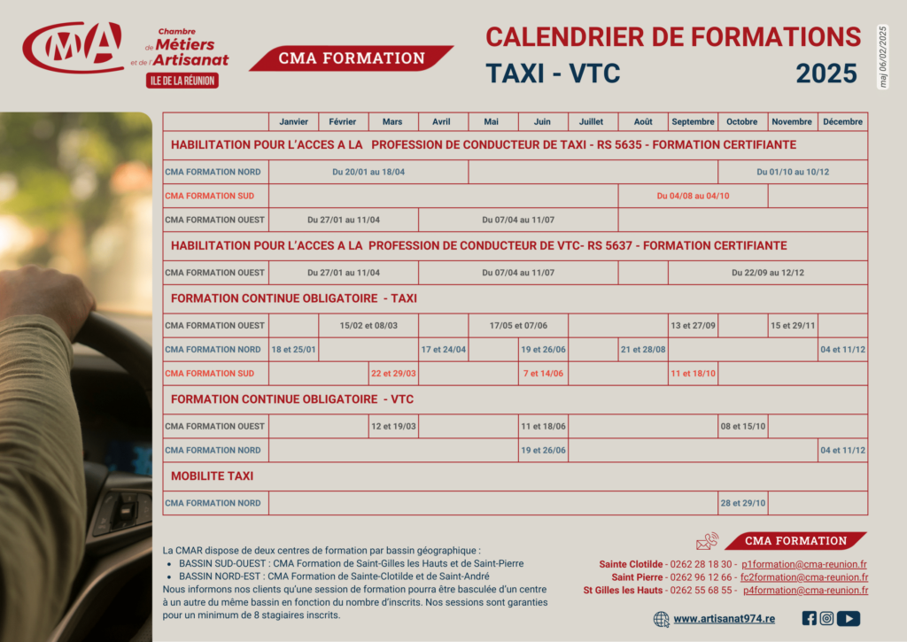 Calendrier de formations taxi VTC maj 060225-1